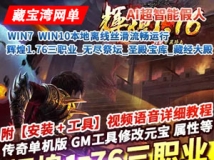 传奇单机版辉煌1.76三职业带超智能假人服务端